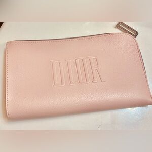 Dior Blush Pink Leather Wristlet